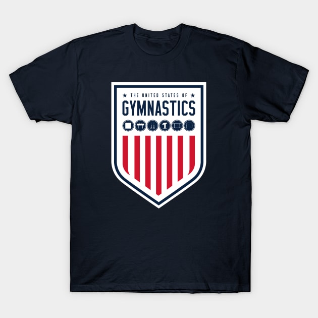 United States of Gymnastics T-Shirt by TURN Gymnastics